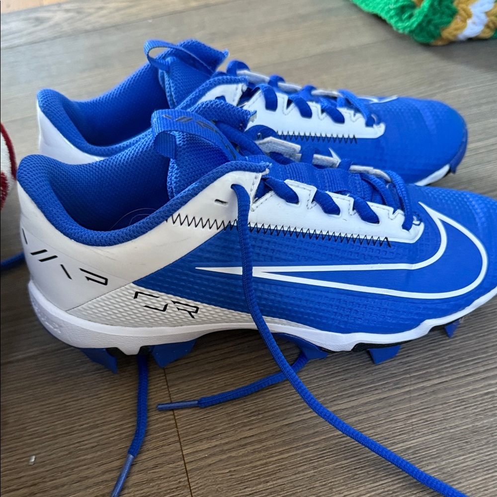 Nike Kids Royal Blue and White Sneakers